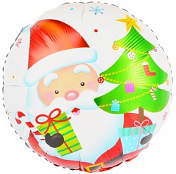 Круг "Дед Мороз с подарками" 46 см.