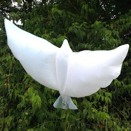 Воздушный голубь 86 см, Белый