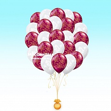 Облако из воздушных шаров "Элегантные розы"