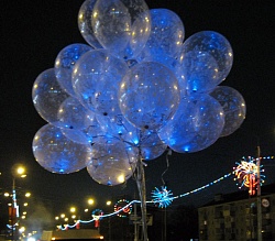 Светящиеся шары "Волшебное облако", прозрачные