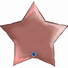 Звезда 91 см , розовое золото 