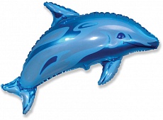 Дельфин фигурный, 97 см Синий