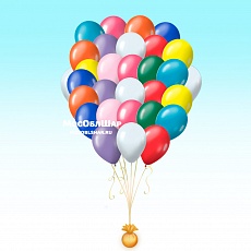 Облако из воздушных шаров "Весёлый день", пастель