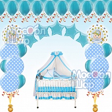 Набор из шаров "В ожидании малыша и мамы"